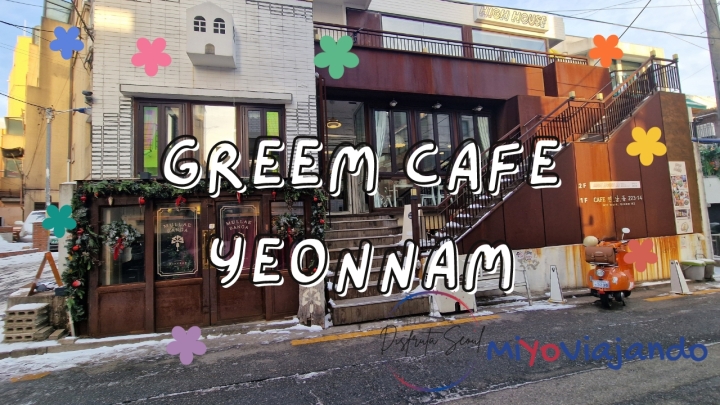 Greem Cafe 2D en Seúl (그림카페)